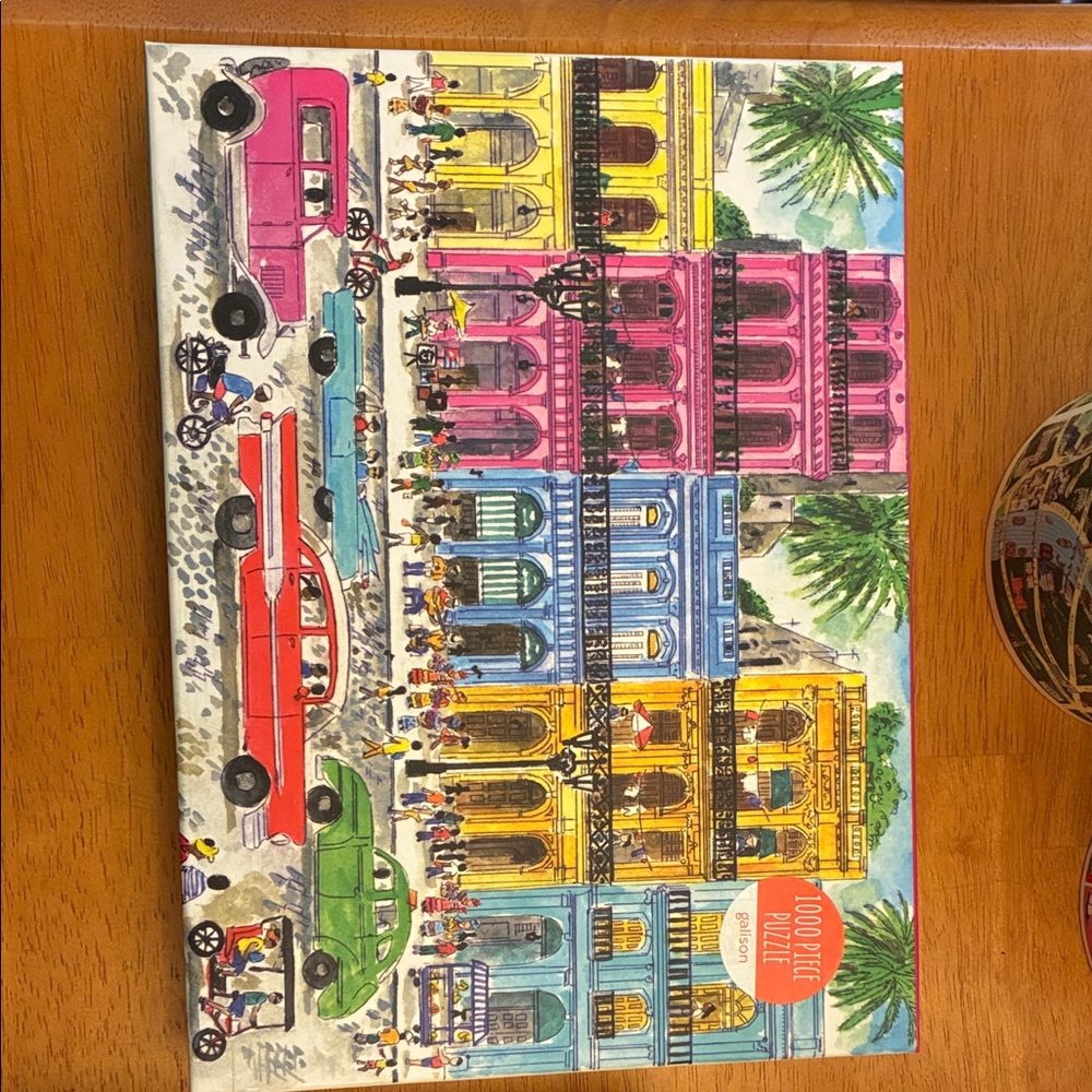 Galison Michael Storrings Cityscape 1000-Piece Jigsaw Puzzle – Multicolor